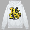 Jordan 4 Retro “Vivid Sulfur” DopeSkill Hoodie Sweatshirt Talk Is Chip Graphic Streetwear - White 