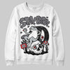 Jordan 4 “Fear” DopeSkill Sweatshirt Stay Busy Graphic Streetwear - White