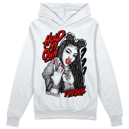 Black and White Sneakers DopeSkill Hoodie Sweatshirt New H.M.O Graphic Streetwear - White