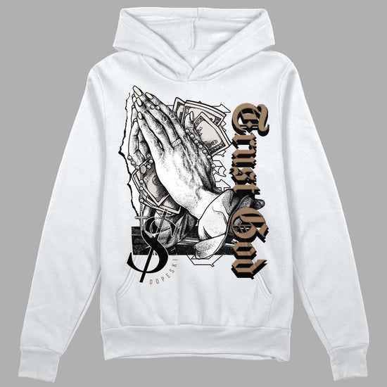 Jordan 5 SE “Sail” DopeSkill Hoodie Sweatshirt Trust God Graphic Streetwear - White