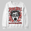 Jordan 6 “Reverse Infrared” DopeSkill Sweatshirt Root of Evil Graphic Streetwear - White