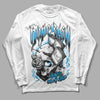 Jordan 1 High Retro OG “University Blue” DopeSkill Long Sleeve T-Shirt Money On My Mind Graphic Streetwear - White