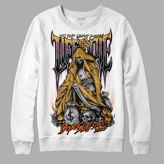 Jordan 1 Retro High OG Brotherhood DopeSkill Sweatshirt Life or Die Graphic Streetwear - White