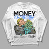 Jordan 5 Aqua DopeSkill Long Sleeve T-Shirt MOMM Graphic Streetwear - White