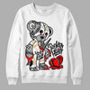 Jordan 11 "Gratitude" DopeSkill Sweatshirt Broken Heart Graphic Streetwear - White