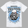 Jordan 9 Powder Blue DopeSkill T-Shirt Trapped Halloween Graphic Streetwear - White