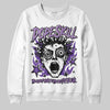 PURPLE Sneakers DopeSkill Sweatshirt Root of Evil Graphic Streetwear - White 