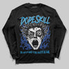 Royal Blue Sneakers DopeSkill Long Sleeve T-Shirt Root of Evil Graphic Streetwear - Black