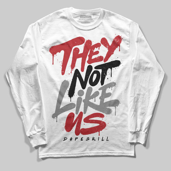 Jordan 8 Retro Bugs Bunny (2025) DopeSkill Long Sleeve T-Shirt They Not Like Us Graphic Streetwear - White