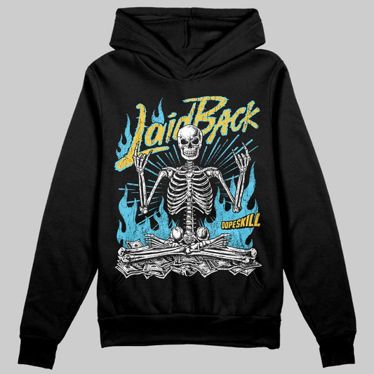 Jordan 11 Retro Gamma Blue (2025) DopeSkill Hoodie Sweatshirt Laid Back Graphic Streetwear - black