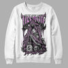 Jordan 2 “Mauve/Off-Noir” DopeSkill Sweatshirt Life or Die Graphic Streetwear - White 