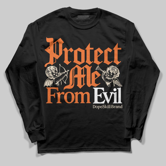 Jordan 3 “Starfish” DopeSkill Long Sleeve T-Shirt Protect Me From Evil Graphic Streetwear - Black