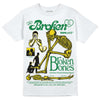 Dunk Low Reverse Brazil DopeSkill T-Shirt Broken Bones Graphic Streetwear - White