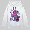 PURPLE Sneakers DopeSkill Hoodie Sweatshirt Make Money Graphic Streetwear - WHite