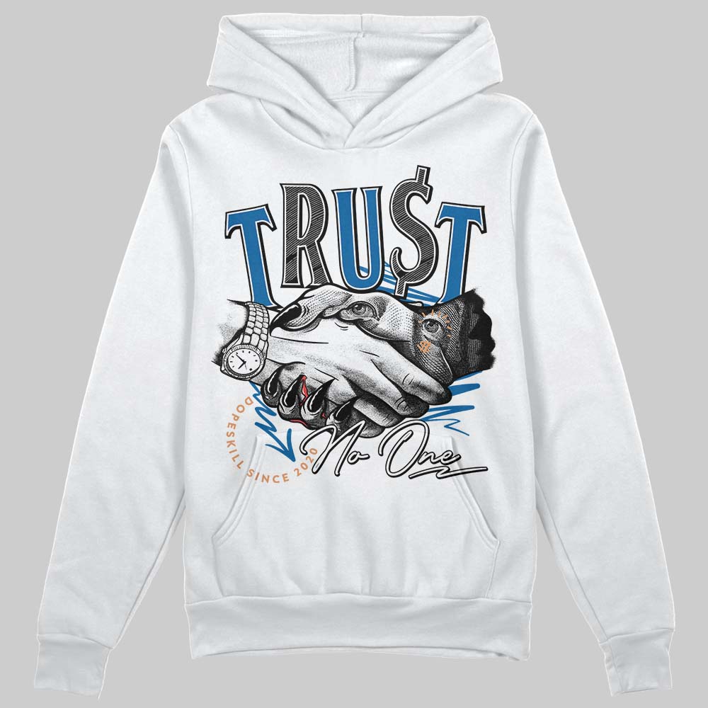 Jordan 3 Retro Wizards DopeSkill Hoodie Sweatshirt Trust No One Graphic Streetwear - White