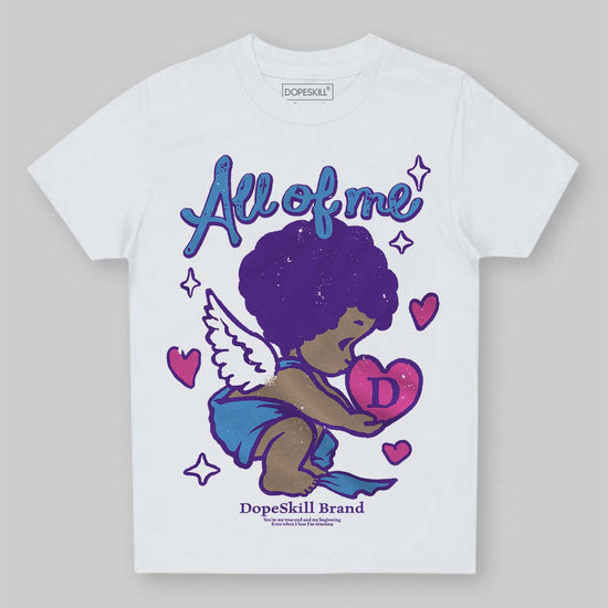 PURPLE Sneakers DopeSkill Toddler Kids T-shirt All Of Me Graphic Streetwear - White 
