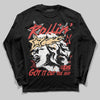 Red Sneakers DopeSkill Long Sleeve T-Shirt Got It Out The Mud Graphic Streetwear - black