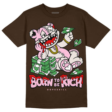 Jordan 11 Retro Neapolitan DopeSkill Velvet Brown T-shirt Born To Be Rich Graphic Streetwear 