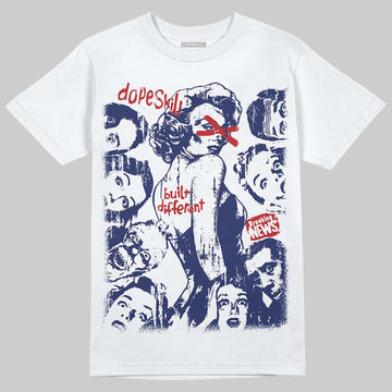Jordan 11 “Rare Air” DopeSkill T-Shirt Built Different Graphic Streetwear - White 