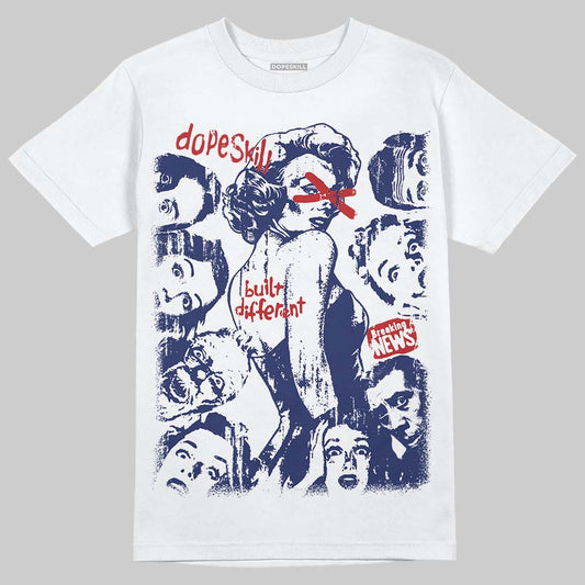Jordan 11 “Rare Air” DopeSkill T-Shirt Built Different Graphic Streetwear - White 