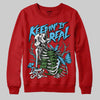 Red Sneakers DopeSkill Sweatshirt Keepin' It Real Graphic Streetwear - red