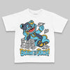 Jordan 11 Retro Gamma Blue (2025) DopeSkill Toddler Kids T-shirt Born To Be Rich Graphic Streetwear - White 