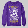 PURPLE Sneakers DopeSkill Sweatshirt Trust Nobody Graphic Streetwear - Purple