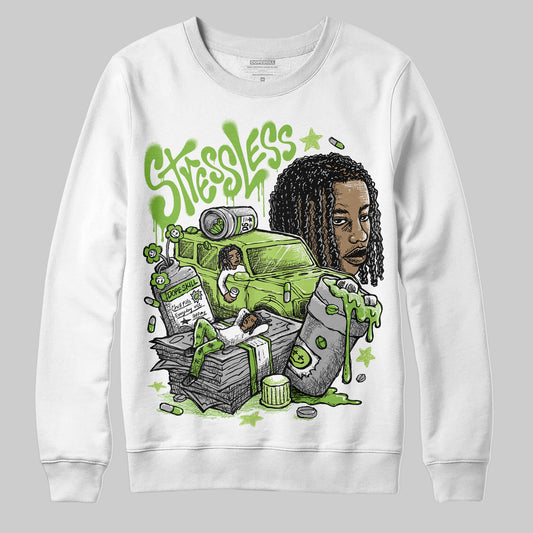 Air Max 95 Big Bubble Neon Yellow DopeSkill Sweatshirt Stressless Graphic Streetwear - White