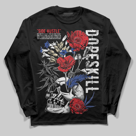 Jordan 3 “Seoul 2.0” DopeSkill Long Sleeve T-Shirt Side Hustle Graphic Streetwear - Black