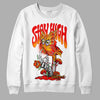 Red Sneakers DopeSkill Sweatshirt Stay High Graphic Streetwear - White