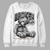 Jordan 3 “Off Noir” DopeSkill Sweatshirt Sick Bear Graphic Streetwear - White