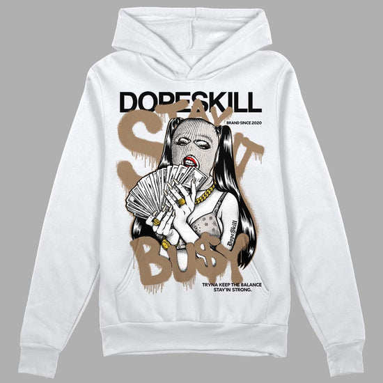 Jordan 5 SE “Sail” DopeSkill Hoodie Sweatshirt Stay It Busy Graphic Streetwear - White