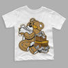 Jordan 13 Wheat 2023 DopeSkill Toddler Kids T-shirt Bear Steals Sneaker Streetwear - White