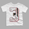 Jordan 3 GS “Red Stardust” DopeSkill Toddler Kids T-shirt No.3 Graphic Streetwear - White