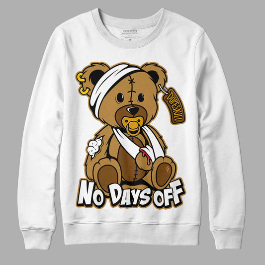 Jordan 13 Wheat 2023 DopeSkill Sweatshirt Hurt Bear Graphic Streetwear - WHite