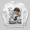 Jordan 3 Retro Pure Money DopeSkill Long Sleeve T-Shirt Heaven Sent Graphic Streetwear - White