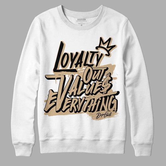 TAN Sneakers DopeSkill Sweatshirt LOVE Graphic Streetwear - White