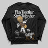 Jordan 5 “Earth/Metallic Gold” DopeSkill Long Sleeve T-Shirt Play together, Stay together Graphic Streetwear - Black