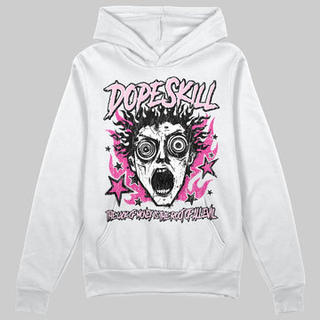 Pink Sneakers DopeSkill Hoodie Sweatshirt Root of Evil Graphic Streetwear - White