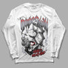 Jordan 4 “Bred Reimagined” DopeSkill Long Sleeve T-Shirt Money On My Mind Graphic Streetwear - White