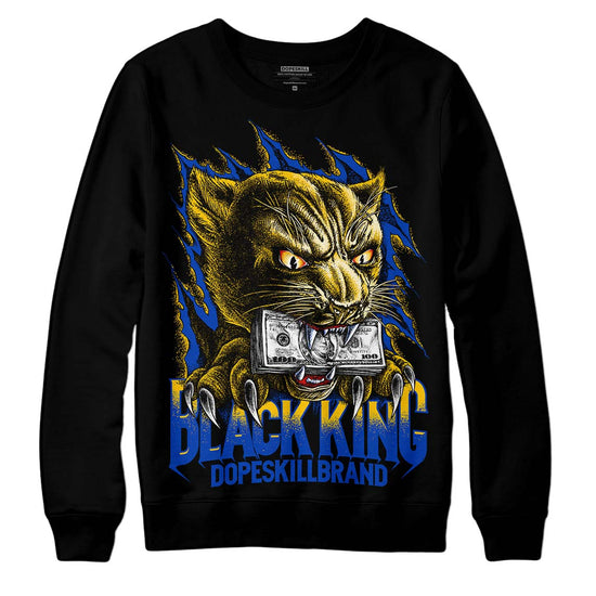 Jordan 14 “Laney” DopeSkill Sweatshirt Black King Graphic Streetwear - Black