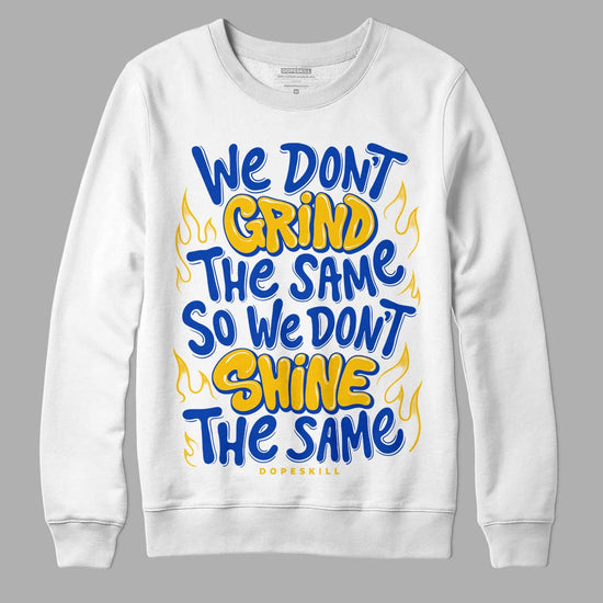 Jordan 14 “Laney” DopeSkill Sweatshirt Grind Shine Graphic Streetwear - White