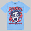 University Blue Sneakers DopeSkill T-Shirt Root of Evil Graphic Streetwear - Carolina Blue