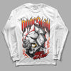 Red Sneakers DopeSkill Long Sleeve T-Shirt Money On My Mind Graphic Streetwear - White