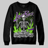 Neon Green Sneakers DopeSkill Sweatshirt Laid Back Graphic Streetwear - black