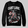 Jordan 11 Retro Low Bred (2025) DopeSkill Sweatshirt Cant Lose Graphic Streetwear - Black
