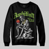 Neon Green Sneakers DopeSkill Sweatshirt Ambition Graphic Streetwear - Black