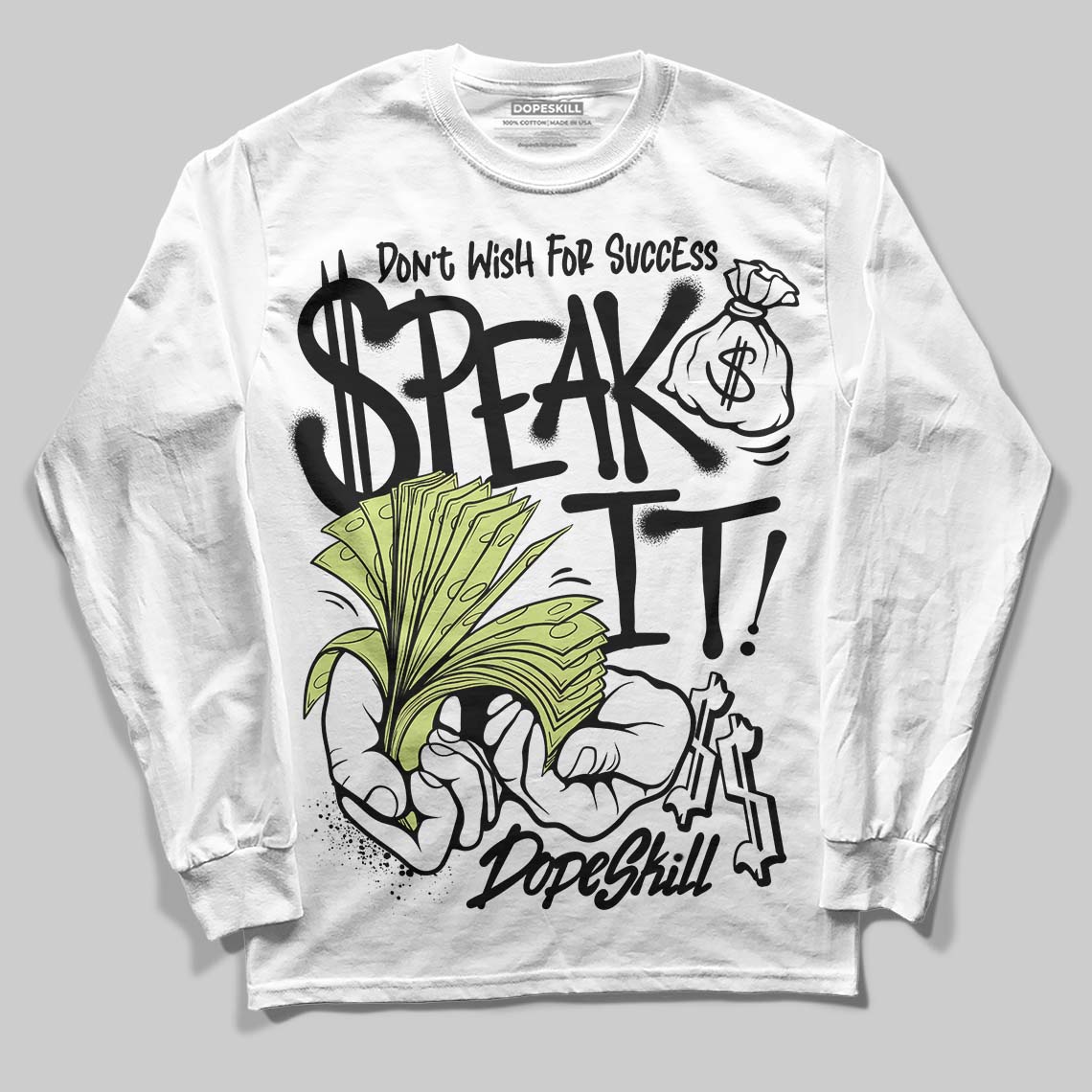 Jordan 11 “Inner Beast” DopeSkill Long Sleeve T-Shirt Speak It Graphic Streetwear - White