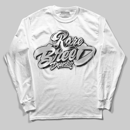 Jordan 10 OG “Steel” DopeSkill Long Sleeve T-Shirt Rare Breed Type Graphic Streetwear - White 