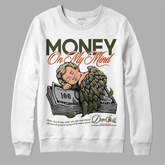 Olive Sneakers DopeSkill Sweatshirt MOMM Graphic Streetwear - White